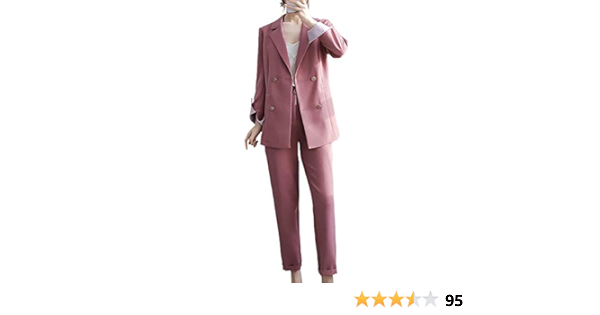 Amazon | [Sueeya] （スイーヤ） スーツ レディース パンツスーツ ２点